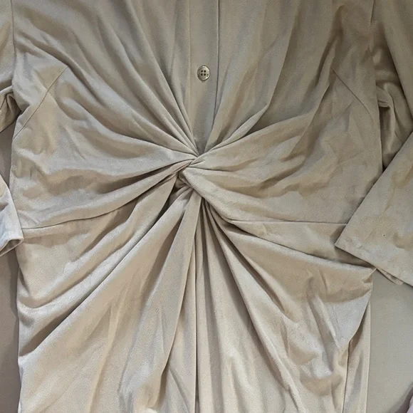 Gretchen Scott Designs Tan Long Sleeve Dress - Picture 5 of 7